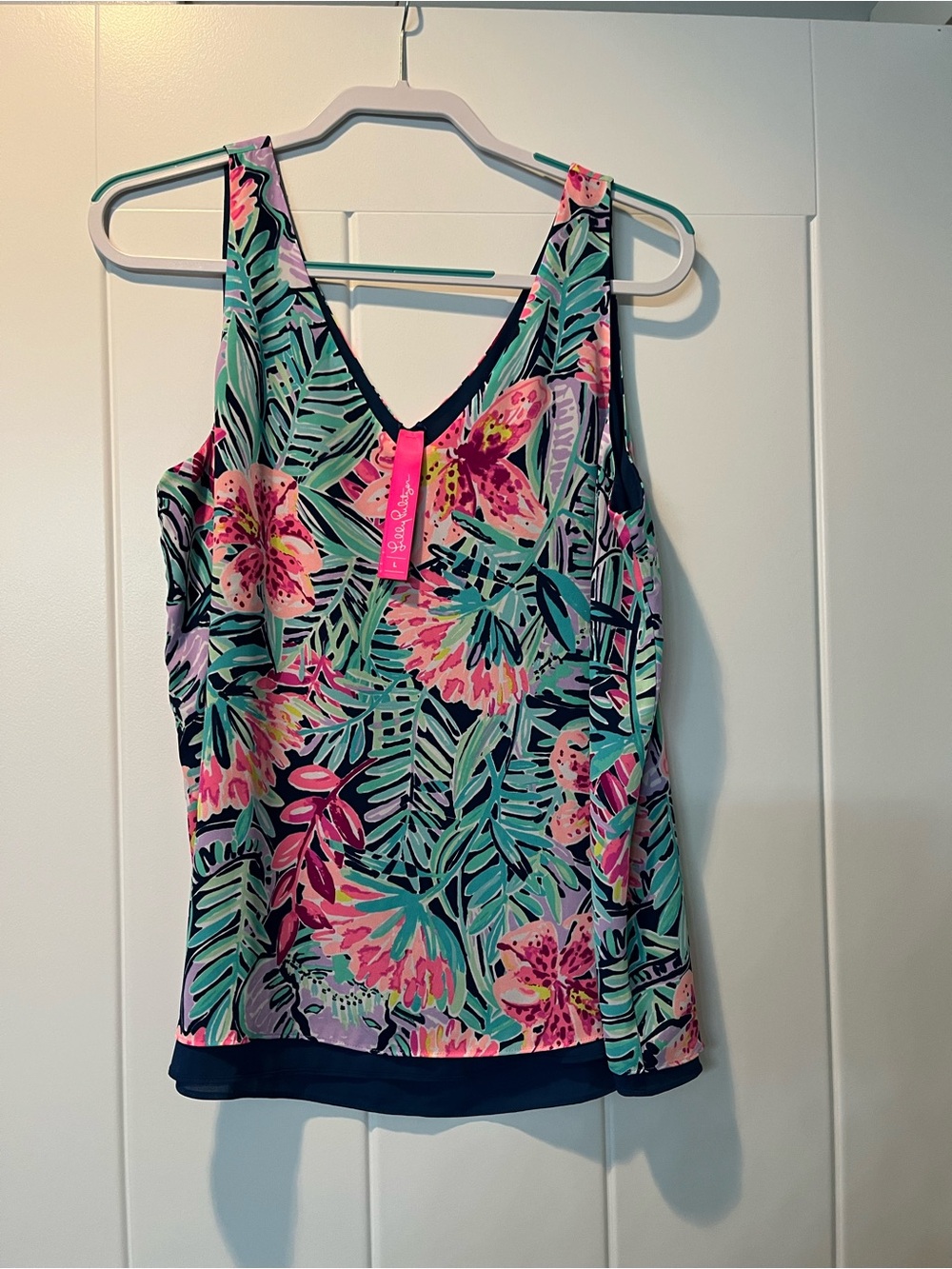 Lilly Pulitzer reversible florin tank in slathouse soirée